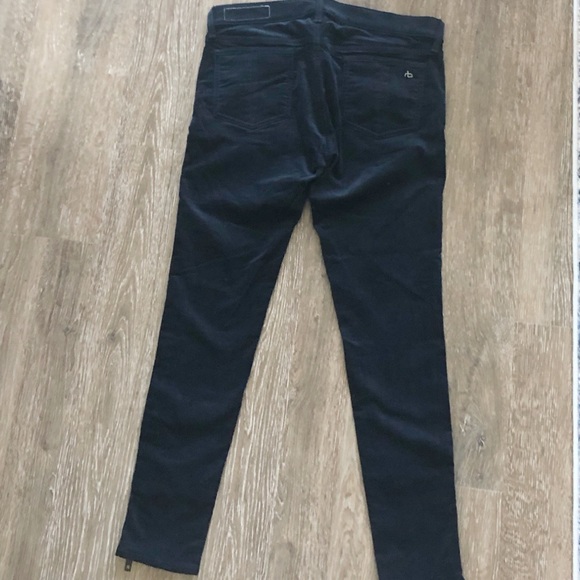 rag & bone jean Navy Velvet Skinny Pants - Picture 9 of 9